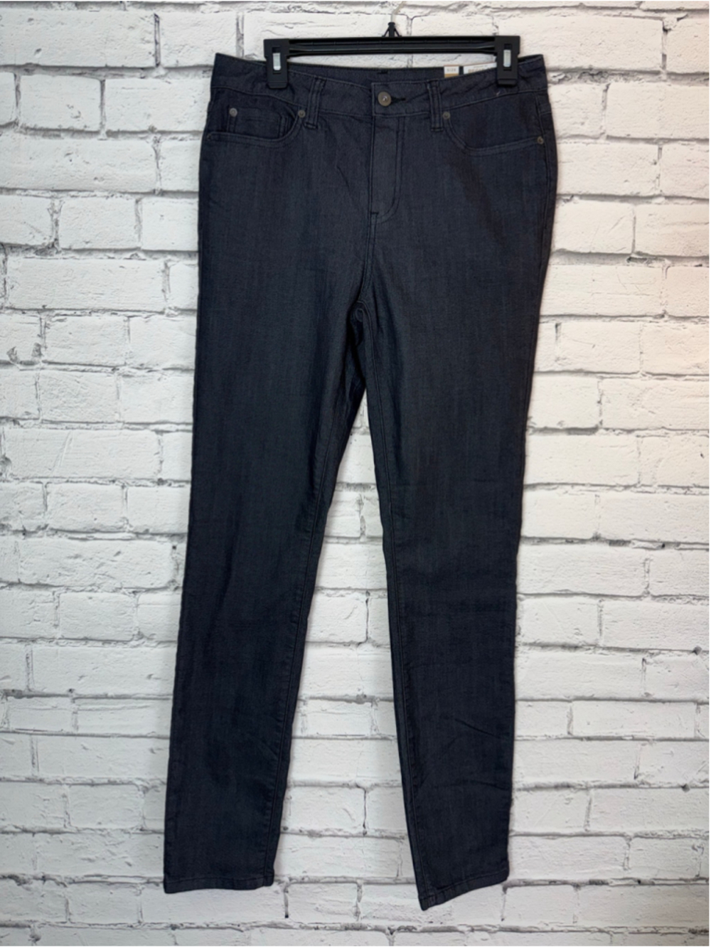 Women's Prana Kayla High Rise Jeans size 8 32 in Inseam Dark Denim Slim Straight - Picture 4 of 15